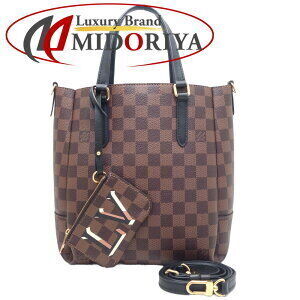 Louis Vuitton Damier Belmont Ebene Brown Bag